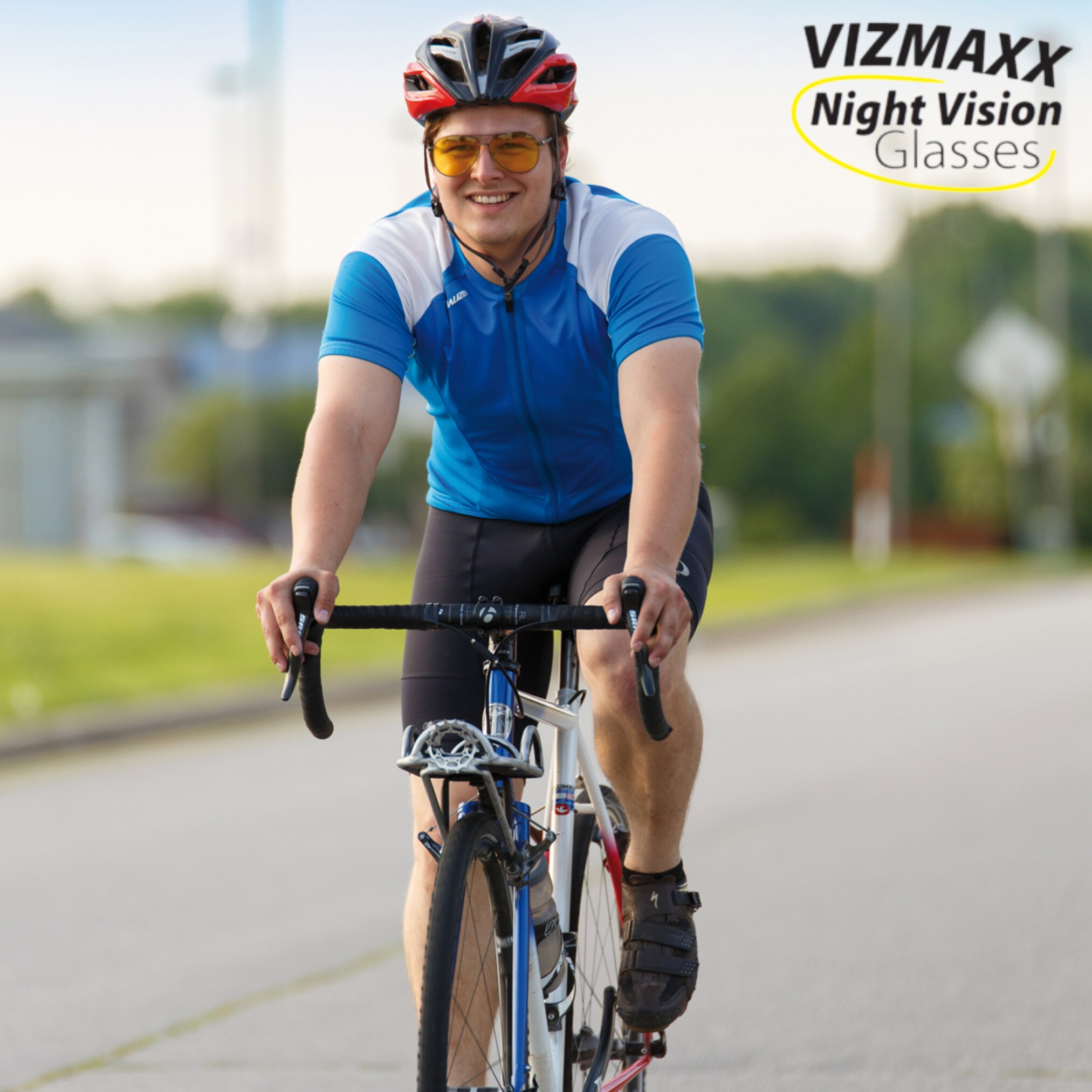 Best Direct® Tag- und Nachtsicht Brille - Nachtfahrbrille polarisiert Vizmaxx Night Vision