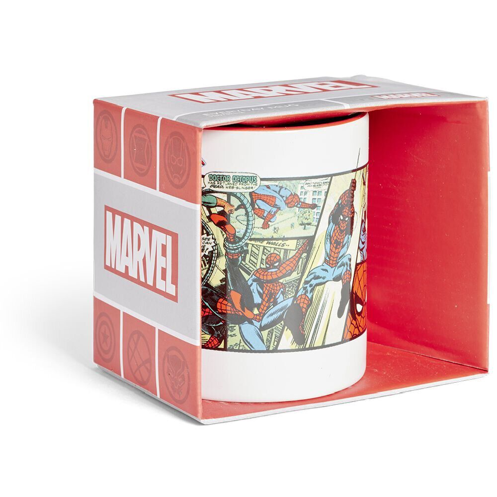 Mug Spiderman Marvel BD blanc et rouge 315ml