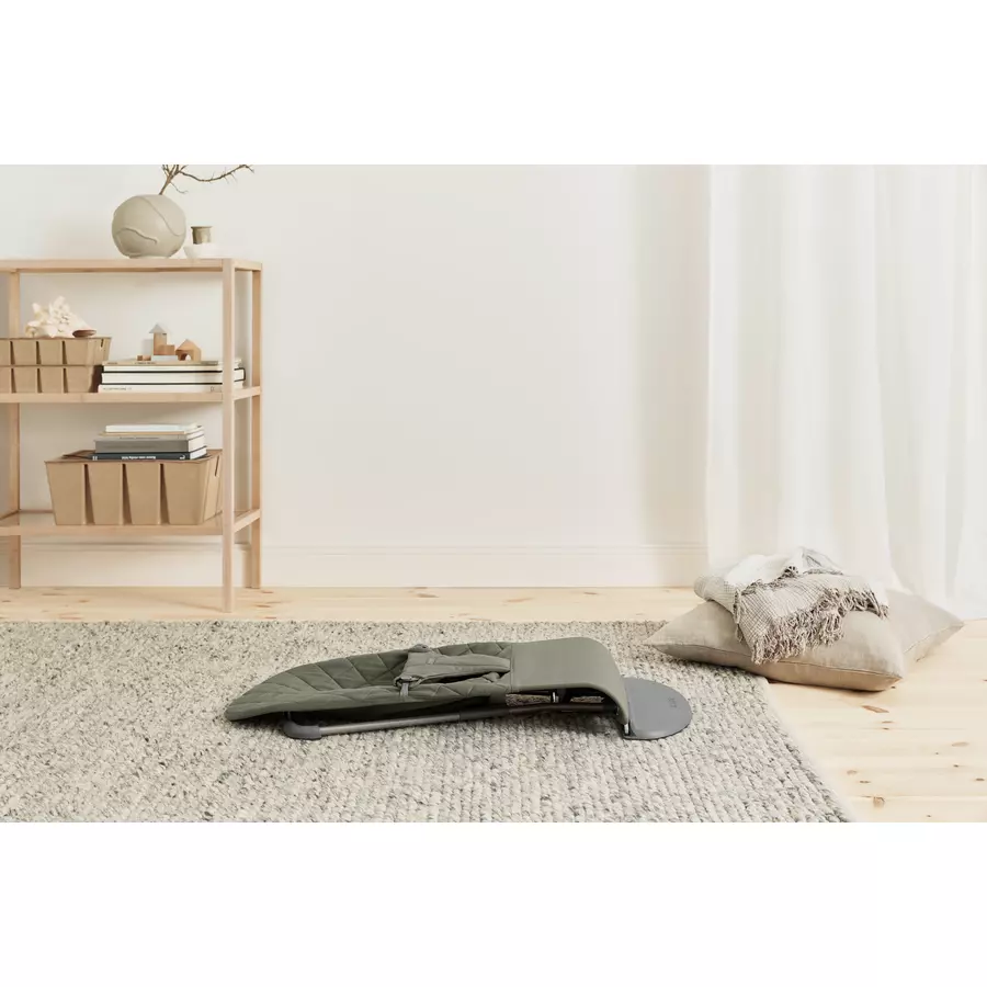 BABYBJÖRN Babywippe Bliss Cotton Dunkelgrün