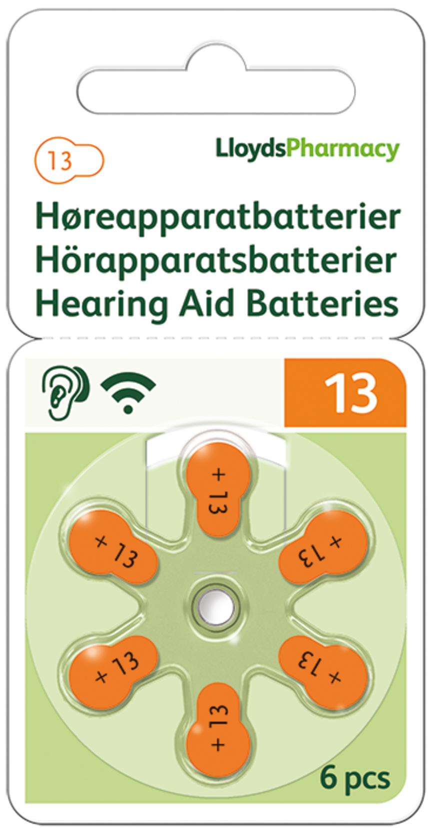 LLP høreapp batteri 13