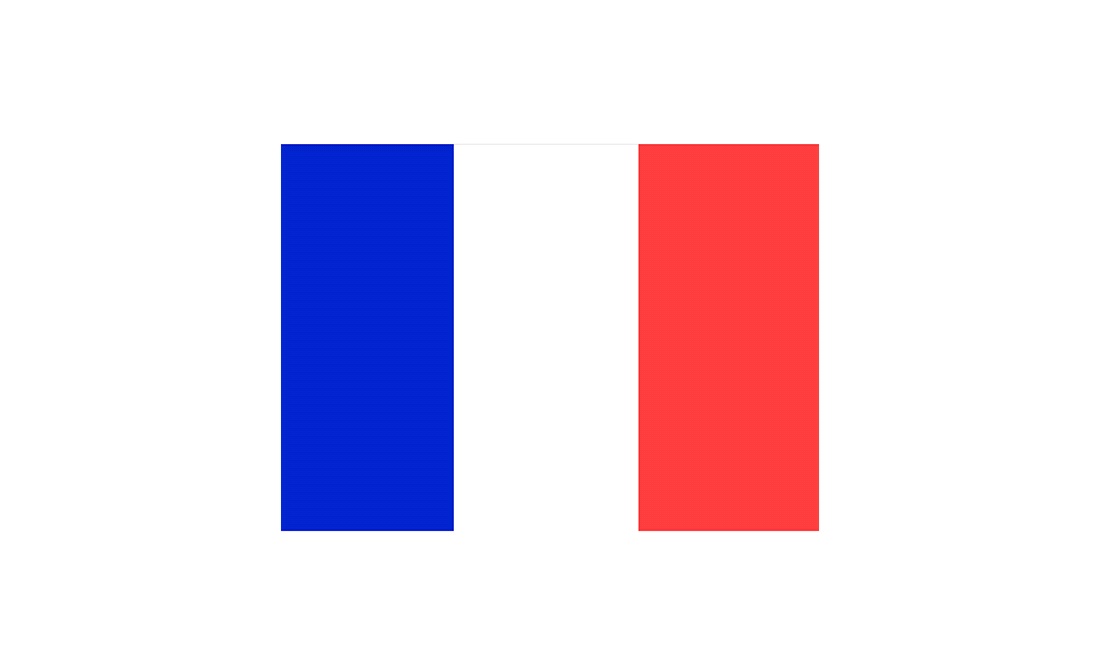 1852 Gæsteflag Frankrig 30x45cm