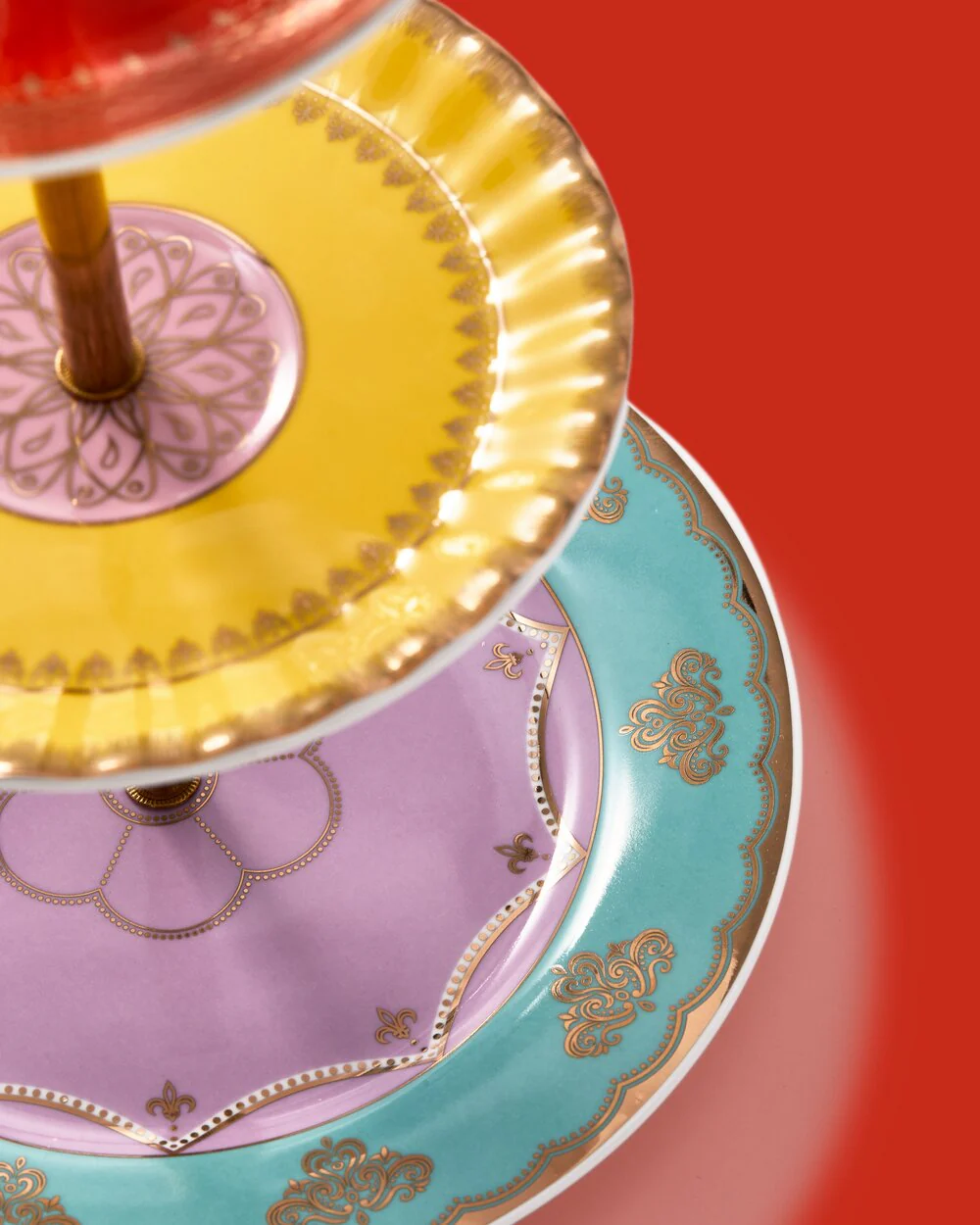 POLSPOTTEN  Grandpa High Tea Set etager