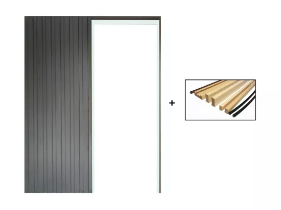 Système à Galandage + Kit De Finitions Pour Porte En 73 Gd Menuiseries