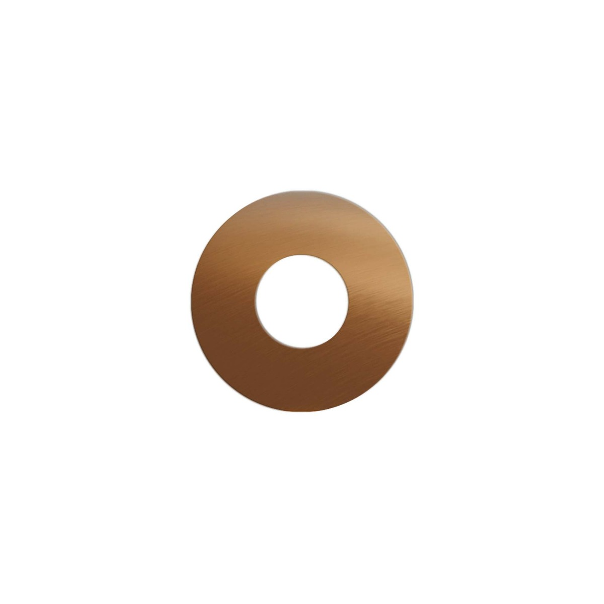 Brauer Copper Edition overloopring voor wastafels 35mm geborsteld koper PVD