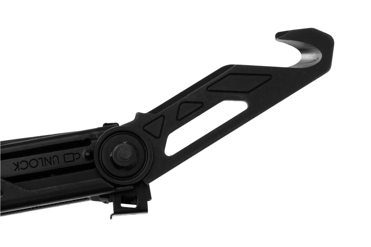 Gerber Center-Drive Rescue Black, Black Nylon MOLLE-foedraal en bit set 1061205 multitool