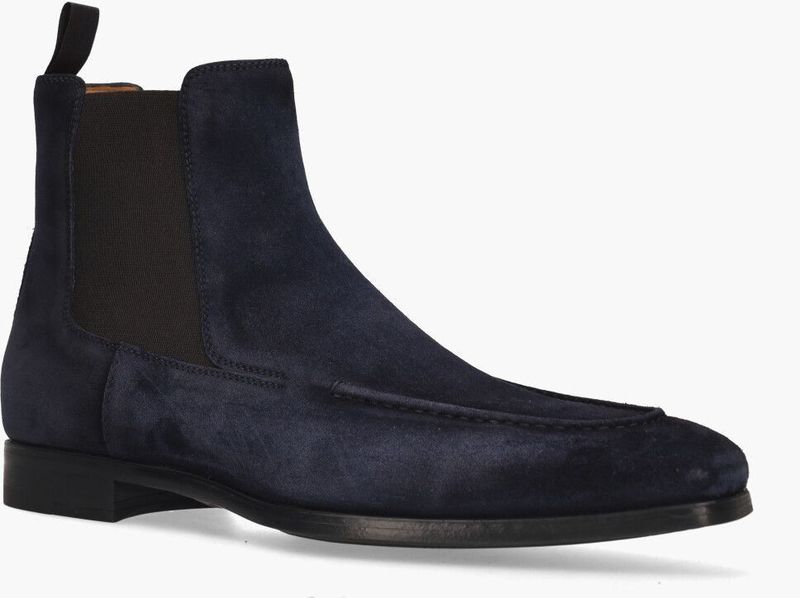 Magnanni - 25474 - Chelseaboots - Donkerblauw - Suède - Leer