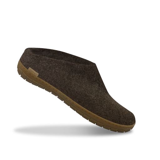 Glerups Slip-on Hjemmesko, Nature Brown, 47