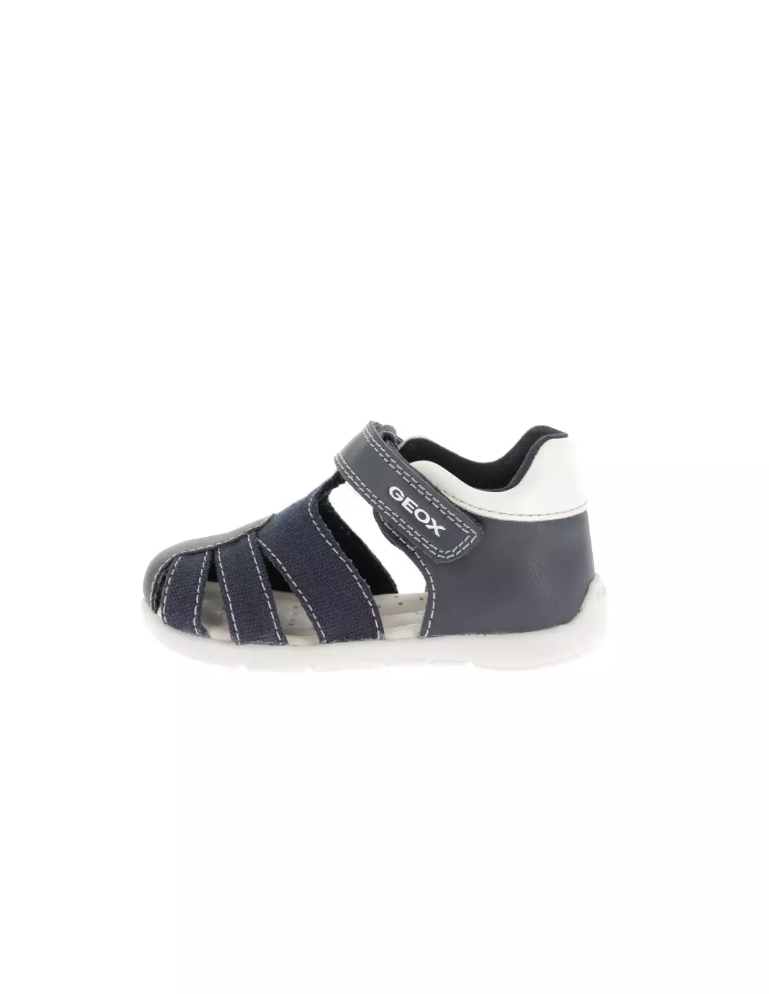 GEOX ELTHAN - Chaussures & Accessoires GarÃ§on BLEUMARINE/BLANC