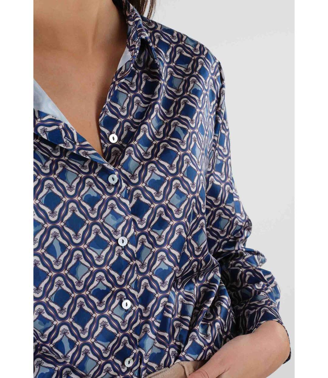 Chemise imprimé géometrique TAOMA