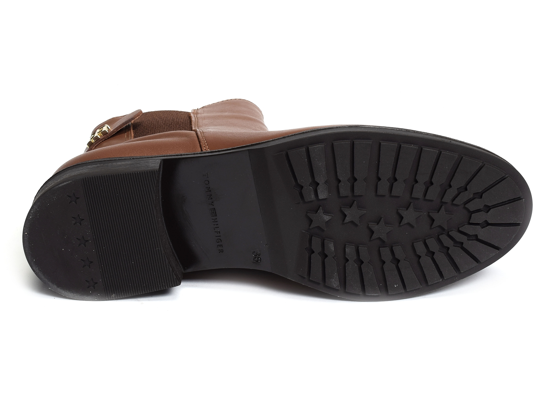 Th leather flat boot 6749 camel