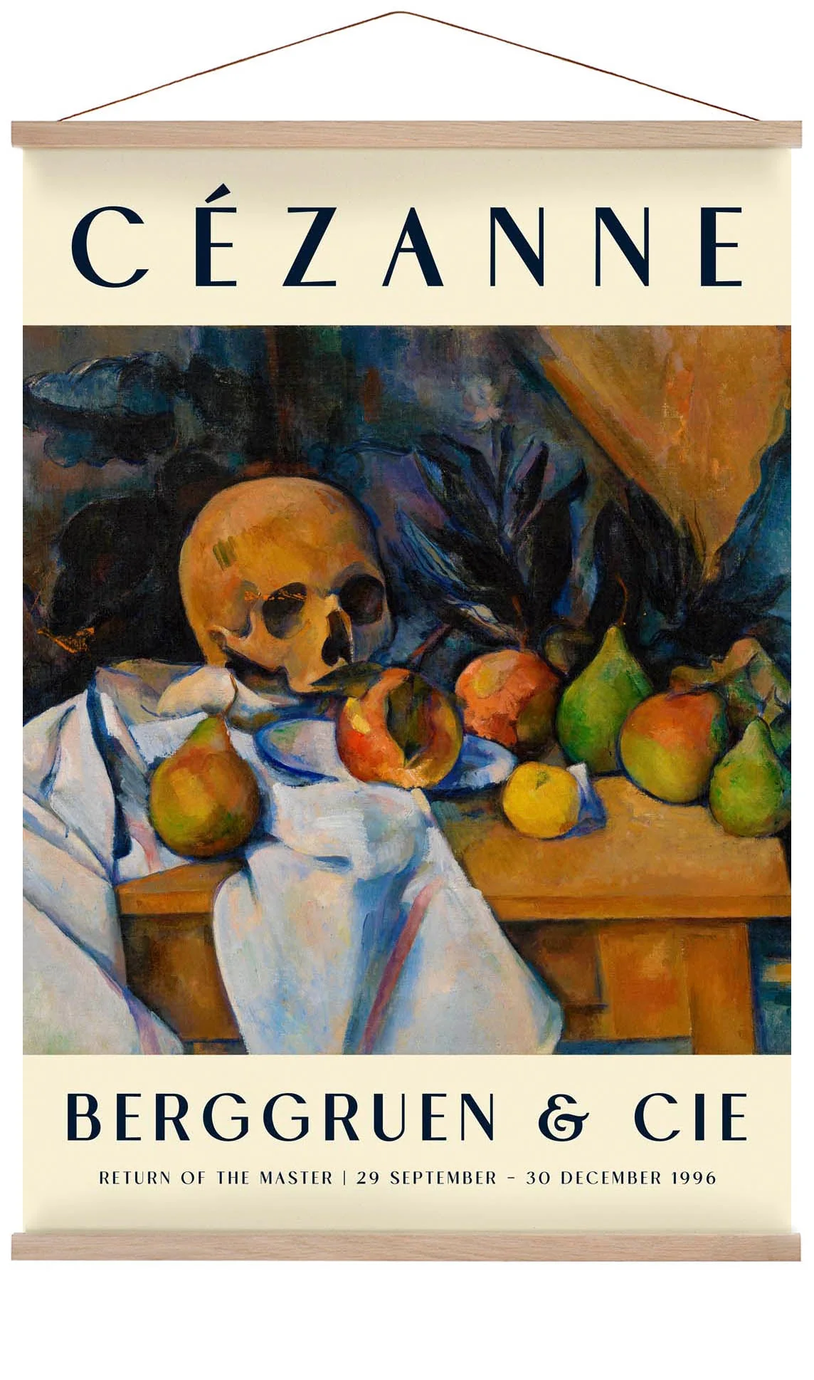 Cézanne Stillleben mit Totenkopf Kunstausstellung