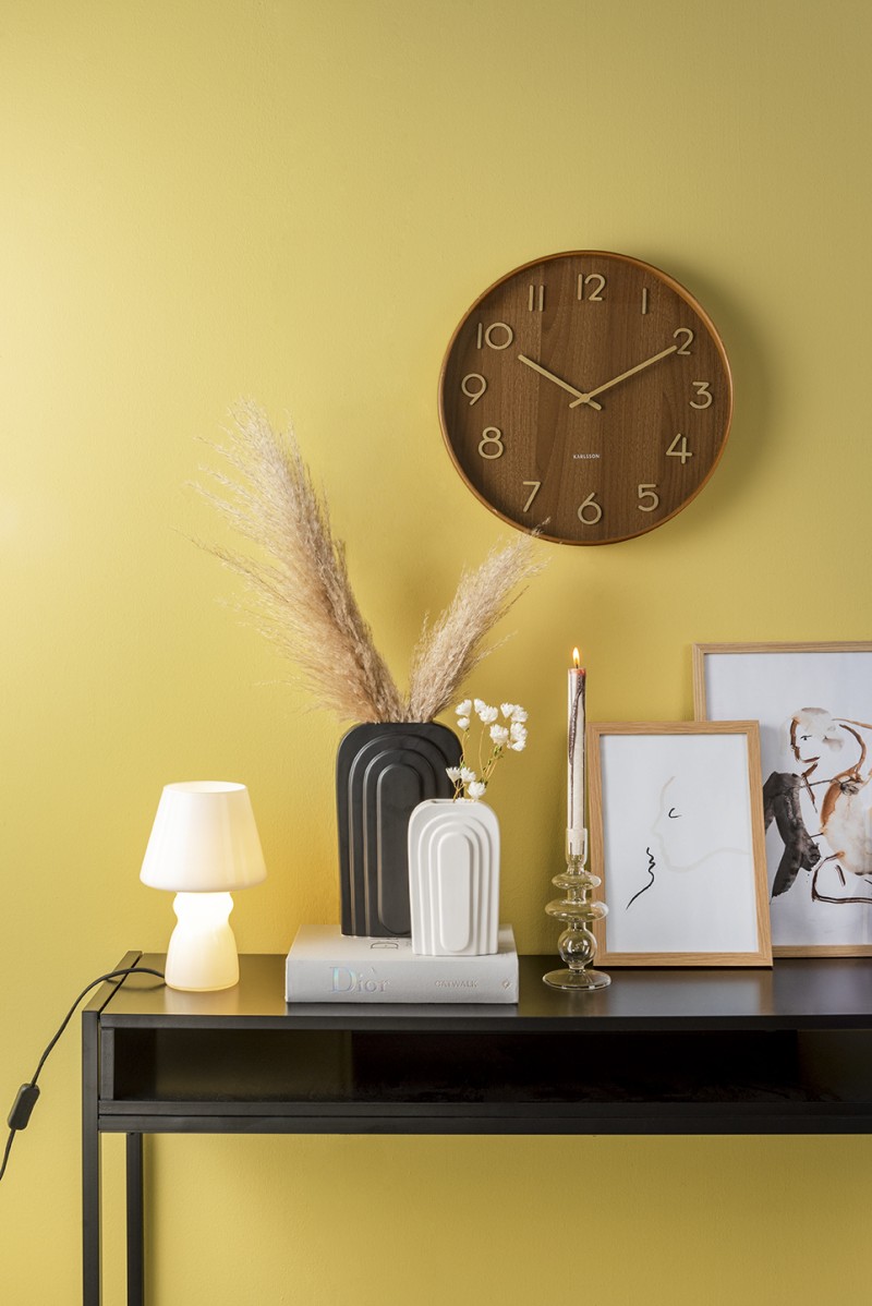 Wall Clock Pure Medium KA5809DW Dark wood