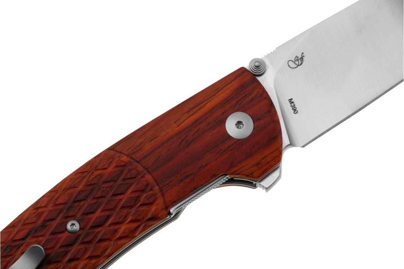 Viper Safe V6018PS3D Böhler M390, Pau Santo Wood zakmes, Fabrizio Silvestrelli design
