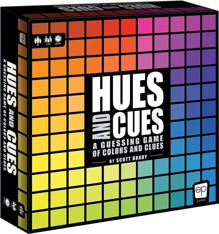 USAopoly - Hues and Cues - Bordspel - Familiespel - Voor 3 tot 10 Spelers - Vanaf 8 Jaar