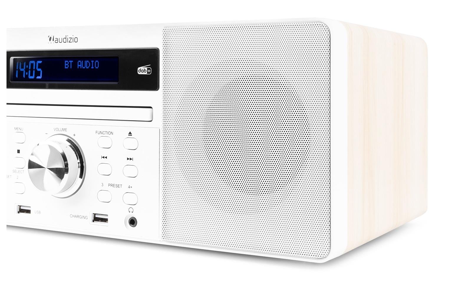 Radio/CD-Player Prato Weiss<br>DAB+ Radio mit CD-Player