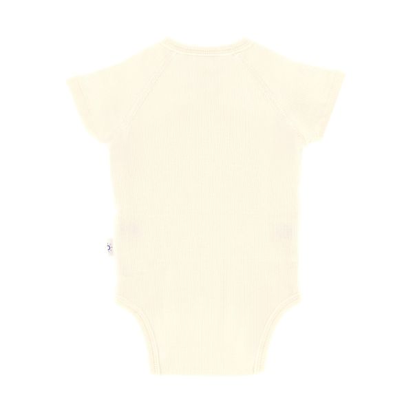 DAY Overslagromper Korte Mouw Rib - Mt. 50/56 - Cream