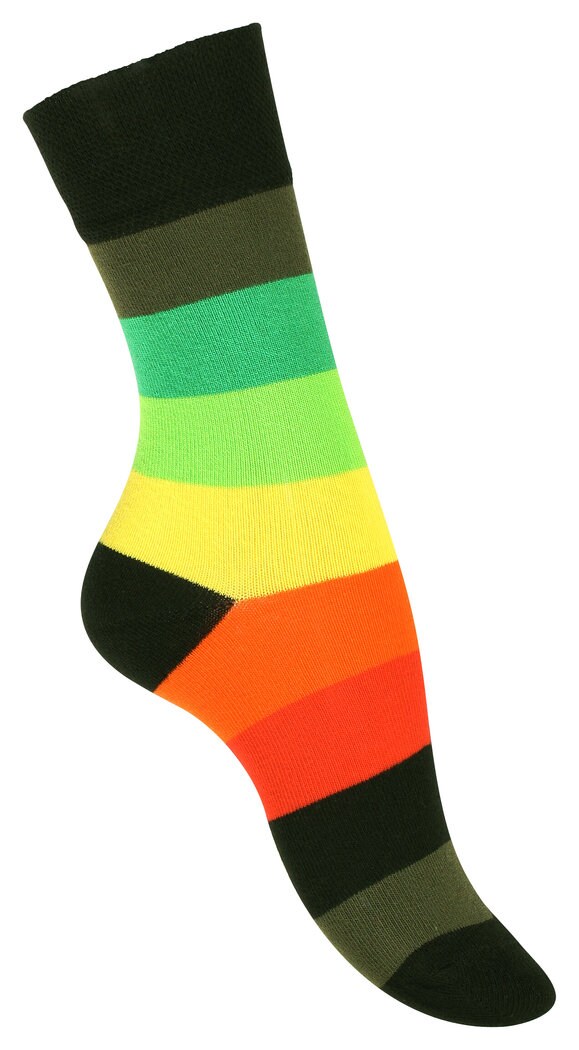 Cotton Prime® 3 Paar Socken mit Blockstreifen