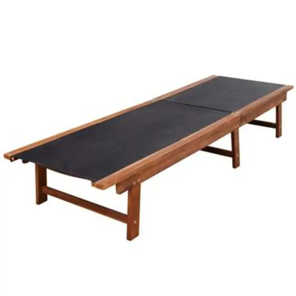 vidaXL - Lounger - Bruin - Hout