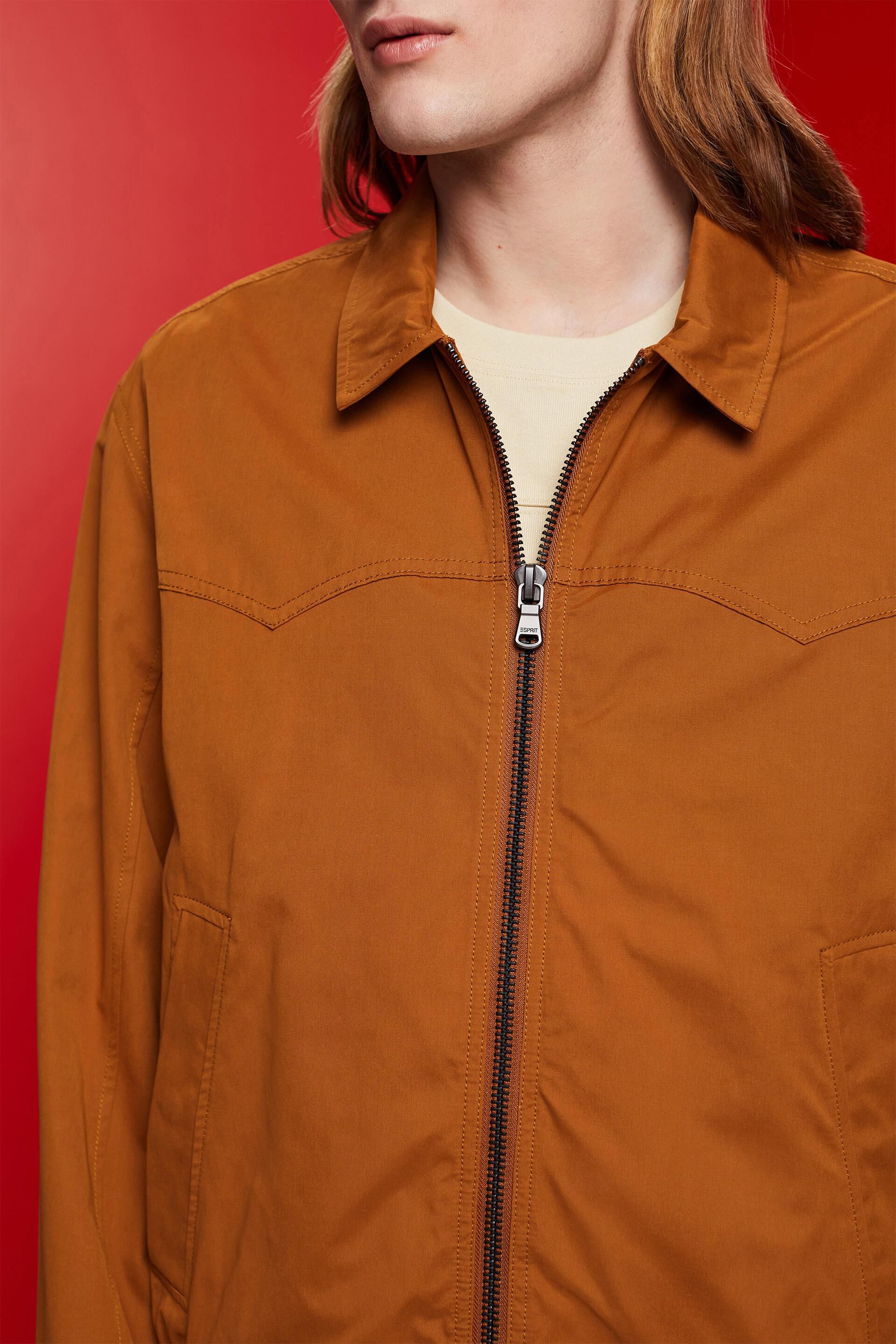 Blouson bombardier doté d’un col à rabattre