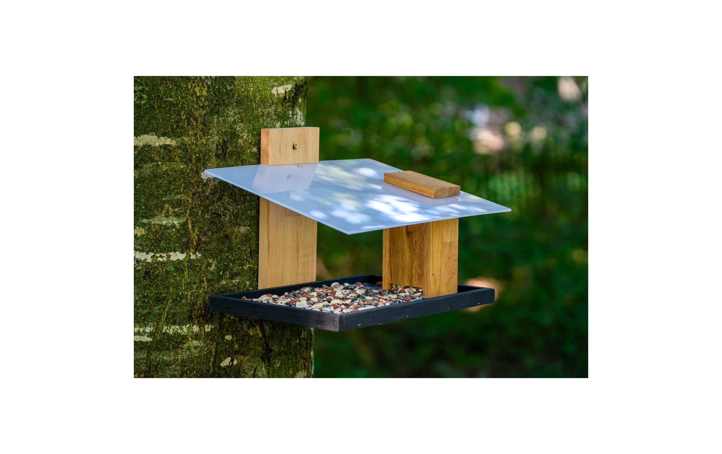 Design-Vogelfutterhaus Futura I, 35 x 24 x 22 cm, HolzFutterstation für Wildvögel