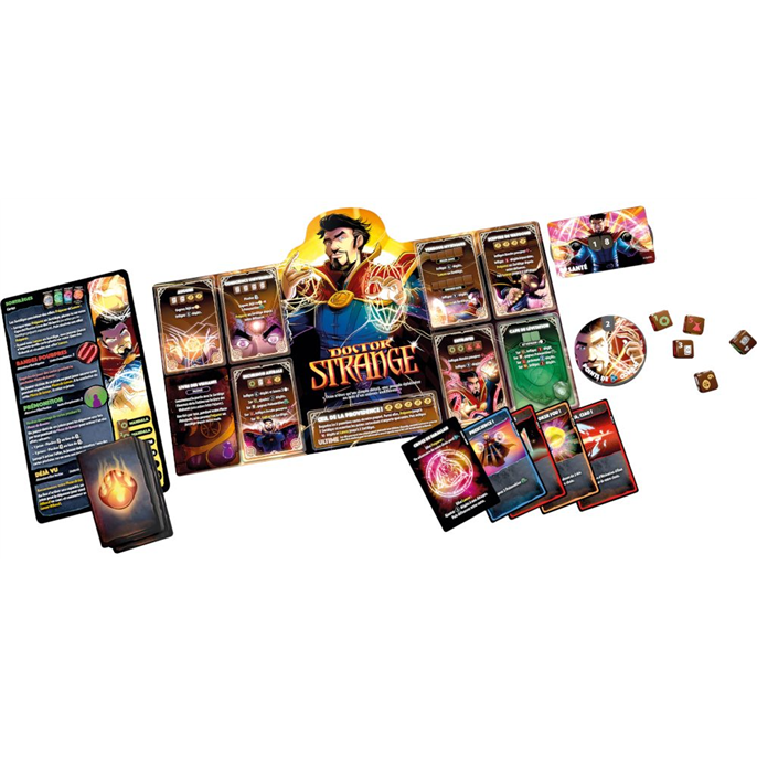 Dice Throne Marvel : Captain Marvel, Black Panther, Doctor Strange, Black Widow