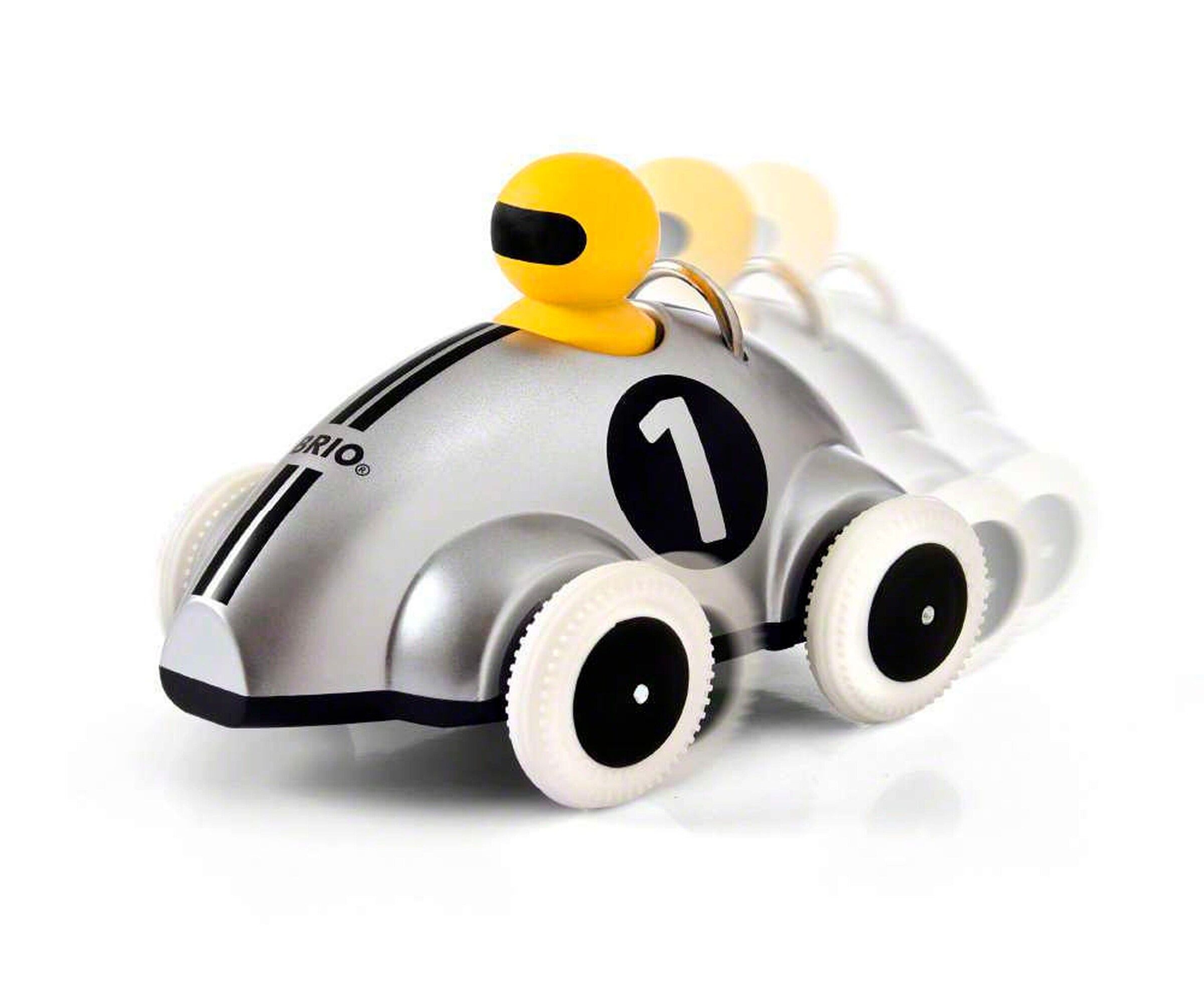 BRIO Push & Go Rennwagen Silber Edition