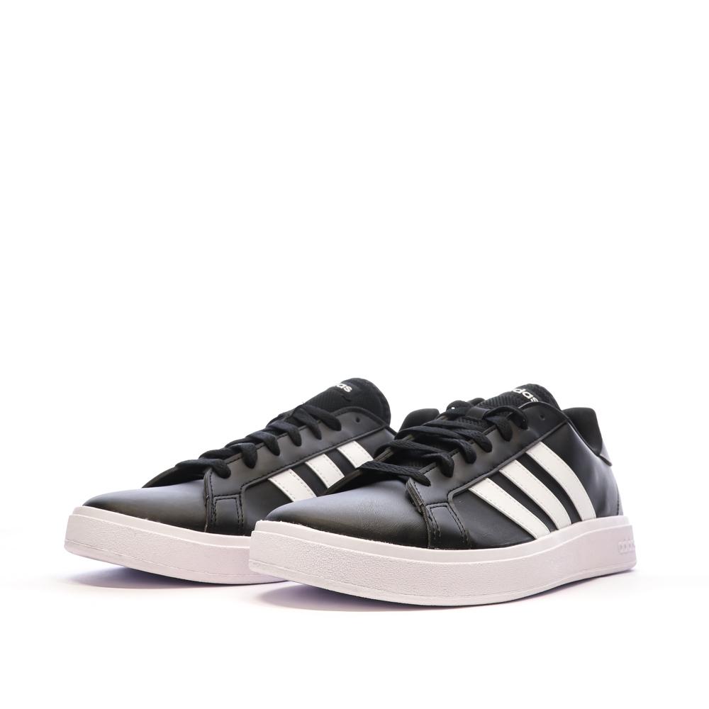 Adidas Baskets Noires/Blanches Homme Adidas Grand Court Base 2.0