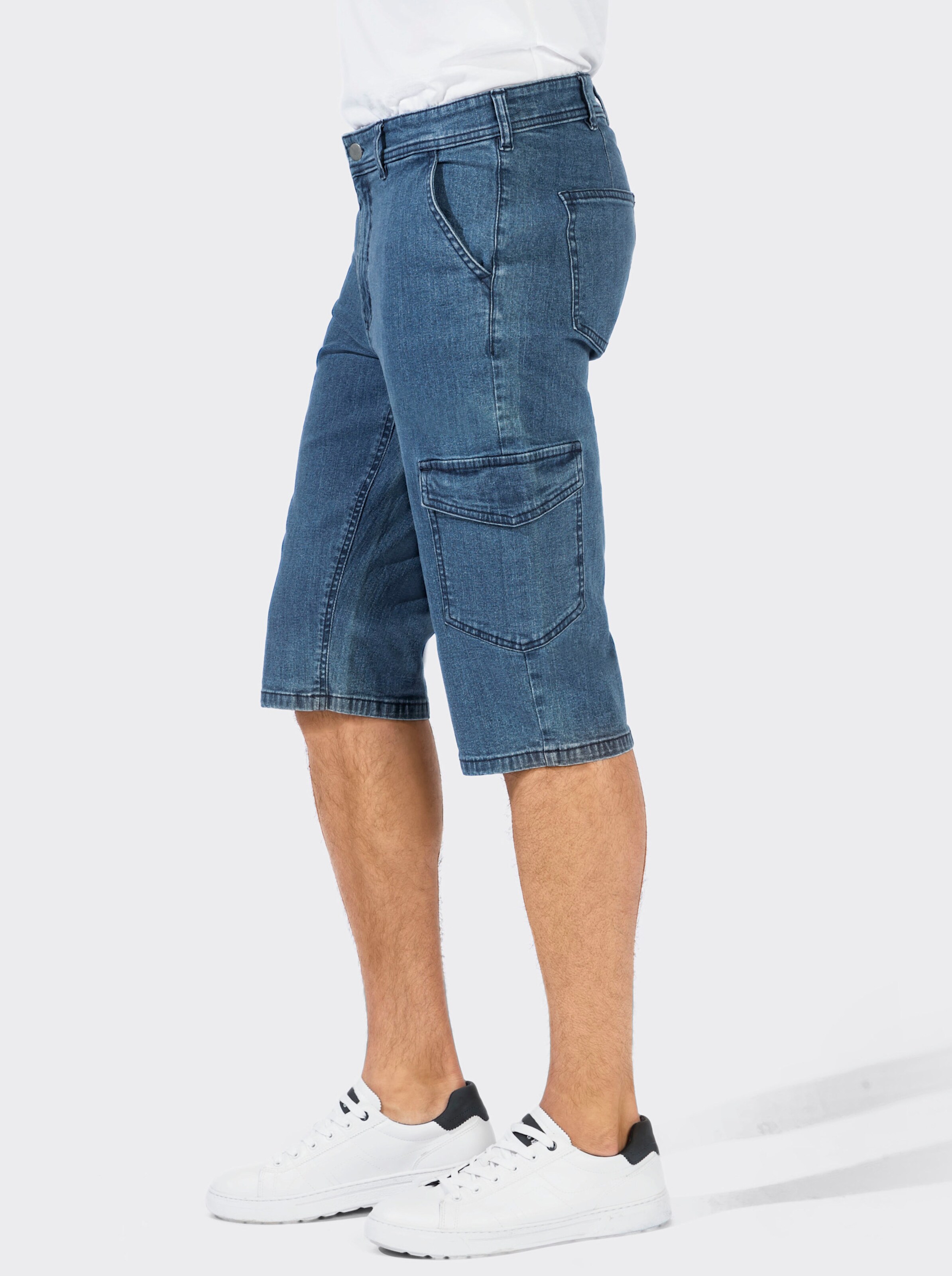 Jeans-Bermudas