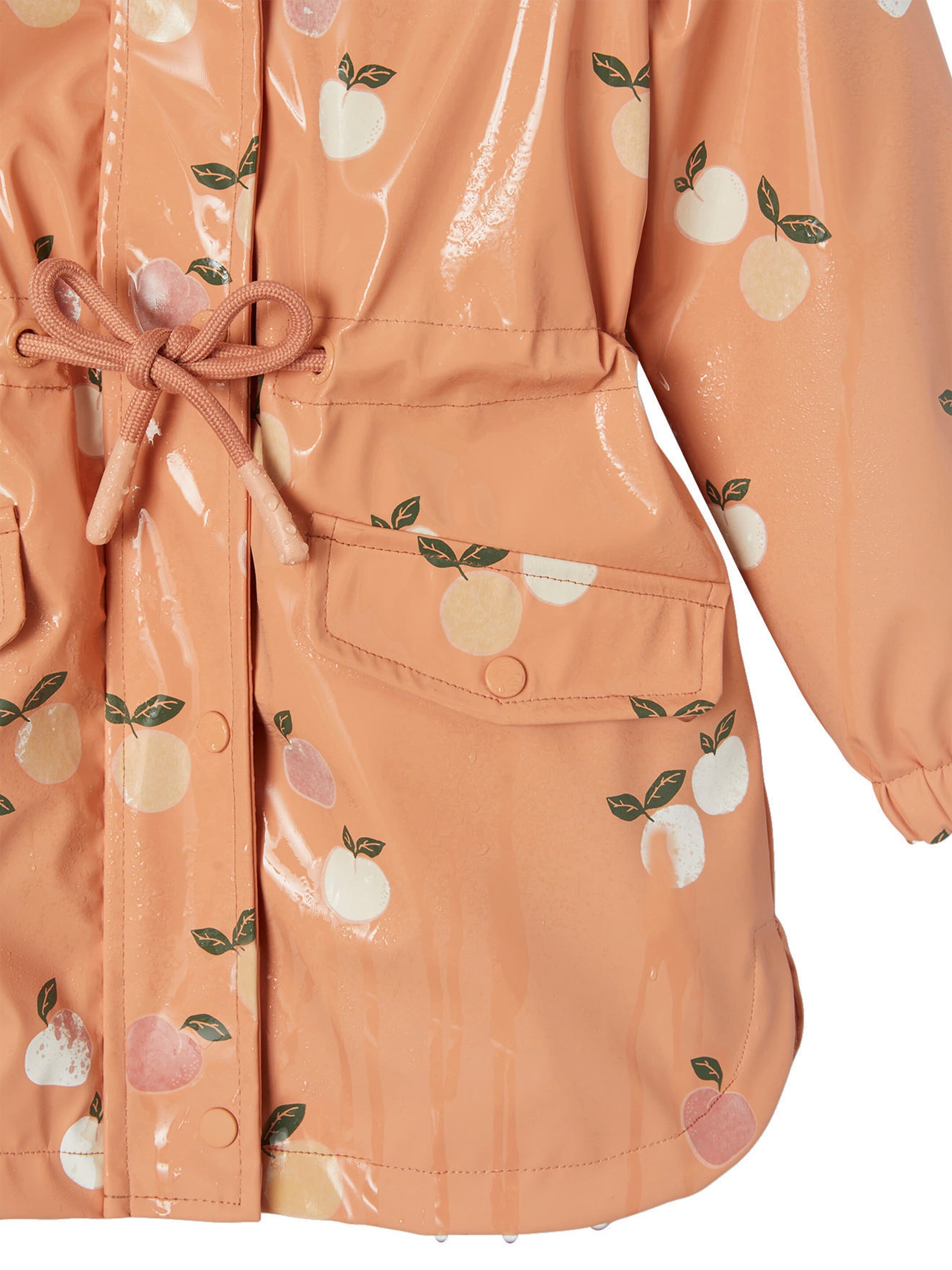 Vertbaudet Mädchen Regenjacke mit Zauber-Trick aprikose pudrig