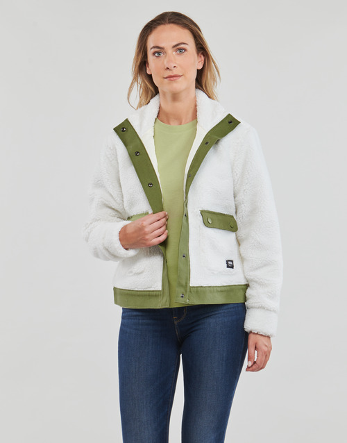 Vans - TEVIS SHERPA JACKET - Blanc / Kaki