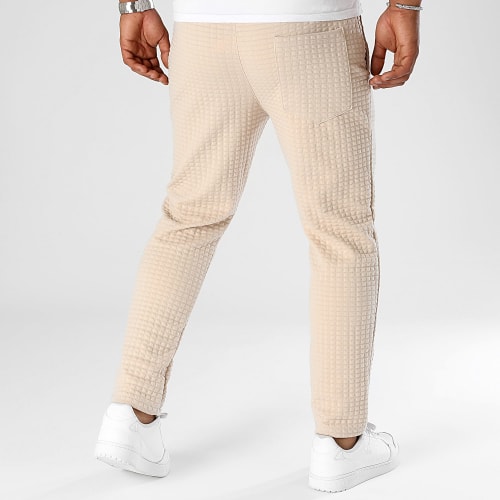 Pantalon Jogging Texturé Square 0118 Beige