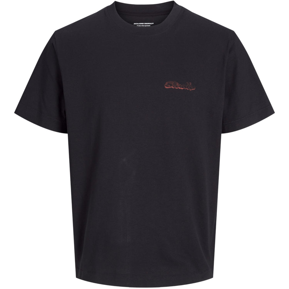 Køb Jack & Jones Junior Black Retiro Back T-Shirt Crew Neck