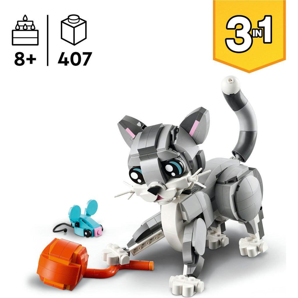 Gato Brincalhão Lego-Creator