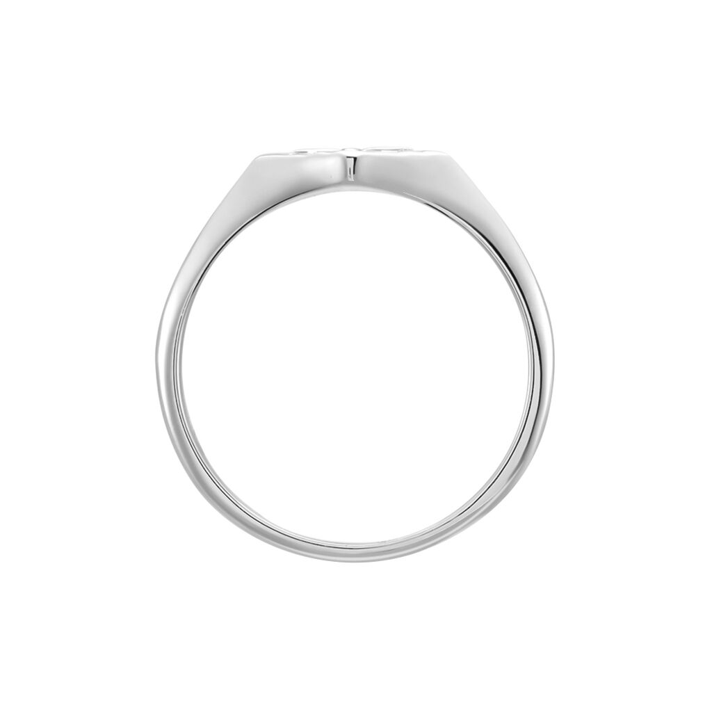 Chevalière Narva Argent Blanc