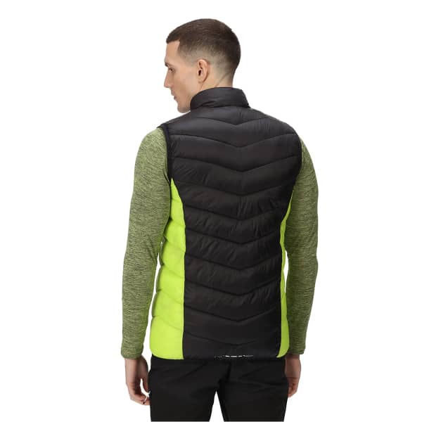 Doudoune randonnée REGATTA HARROCK B/W BLACK/DARK GREY