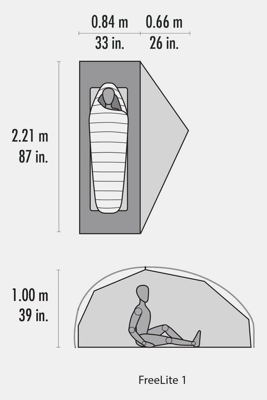 MSR MSR Freelite 1-persoons Tent V3