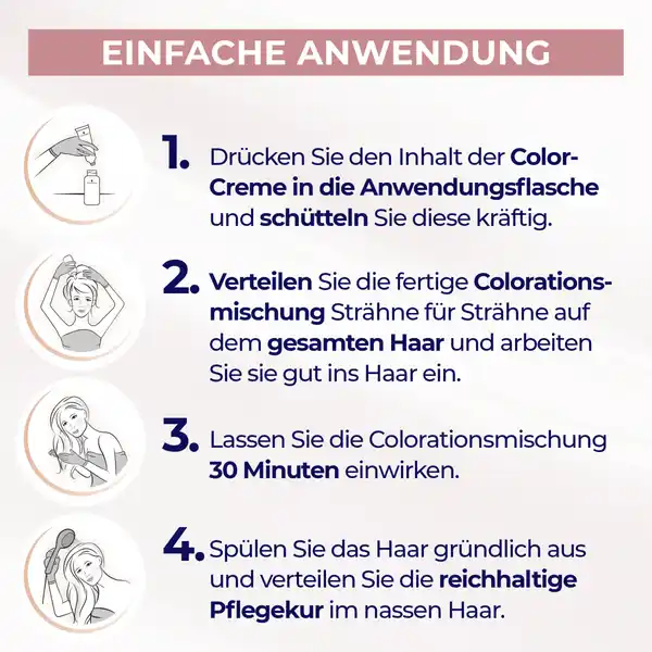 3in1 Pflege-Color-Creme 716 Mittelbraun
