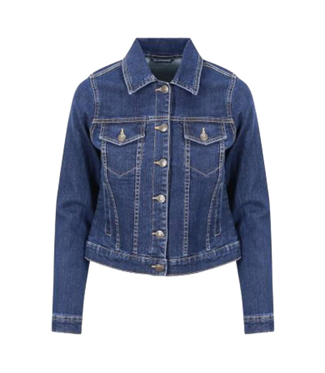 So Denim - Veste en jean OLIVIA - Femme (Bleu marine) - UTPC3639