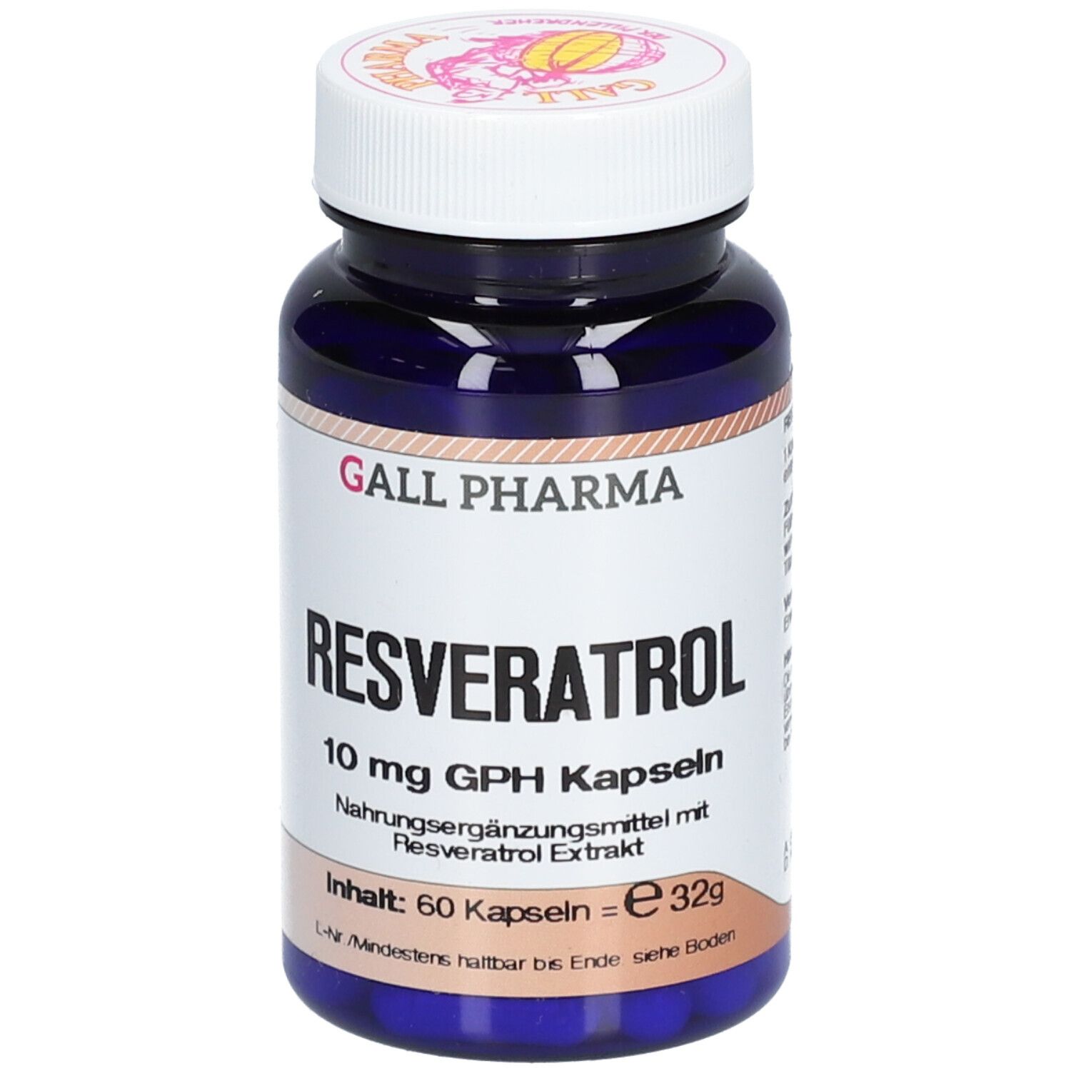 GALL PHARMA Resveratrol 10 mg GPH Kapseln