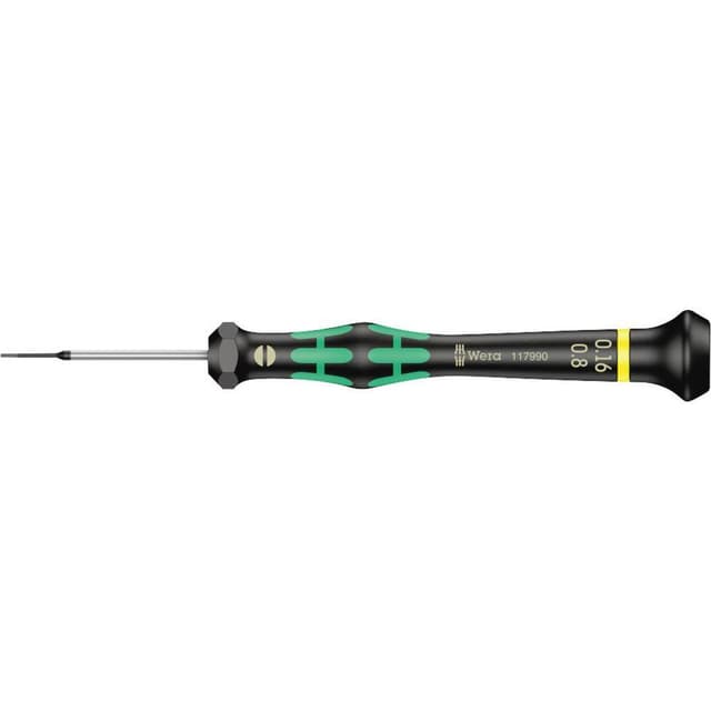 Wera 2035 Elektronik og finmekanik Kærv-skruetrækker Klinge-bredde: 0.8 mm Klinge-længde: 40 mm