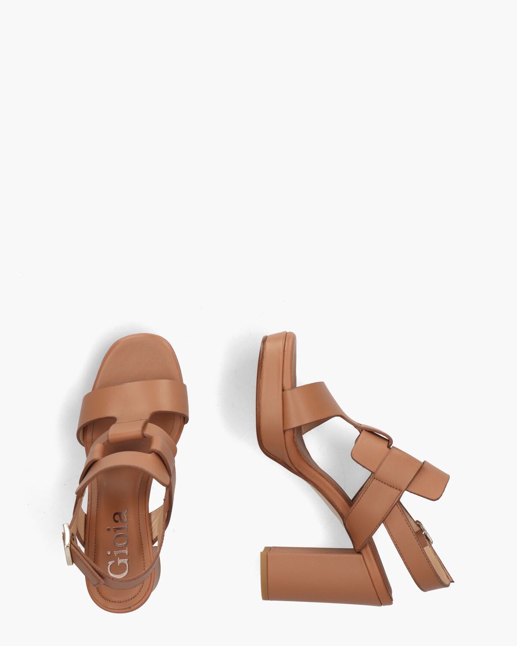 Gioia Roxanne Cognac Damessandalen