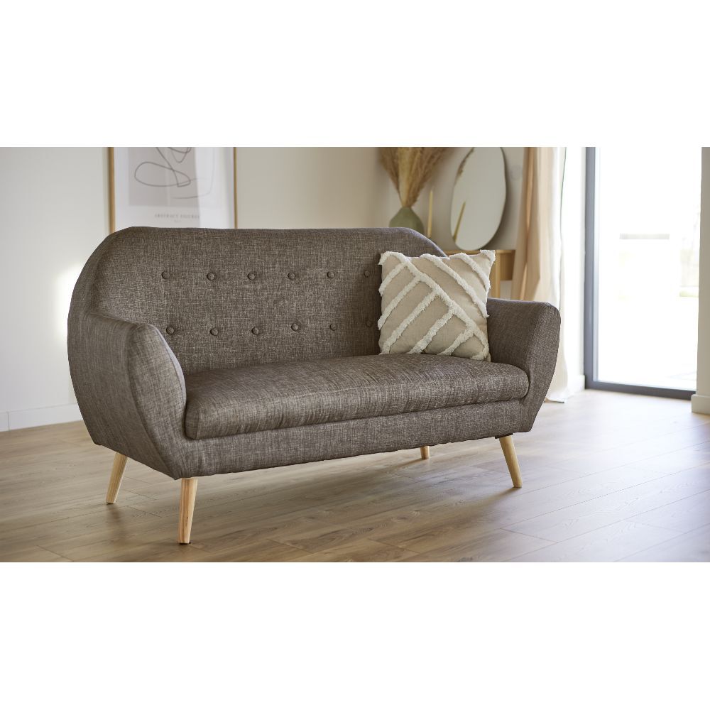 Canapé Joseph gris anthracite 2 personnes
