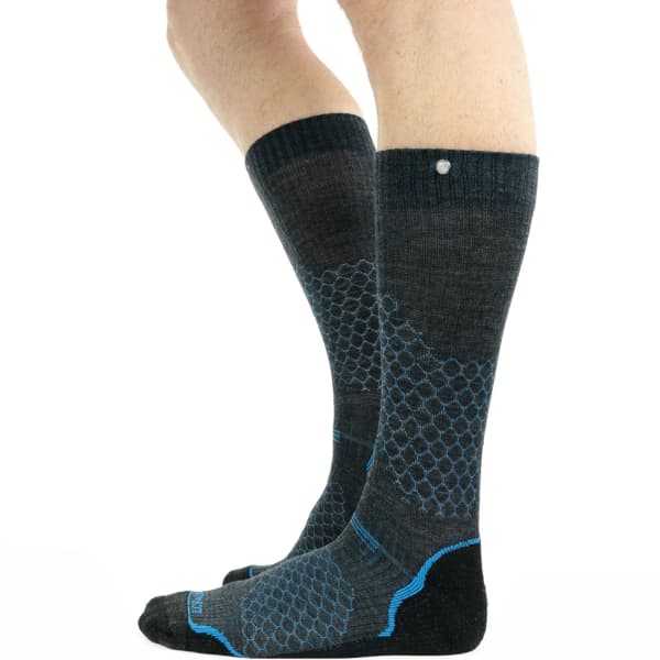 Chaussette randonnée LA CHAUSSETTE DE FRANCE GLACIERS GRIS BLEU