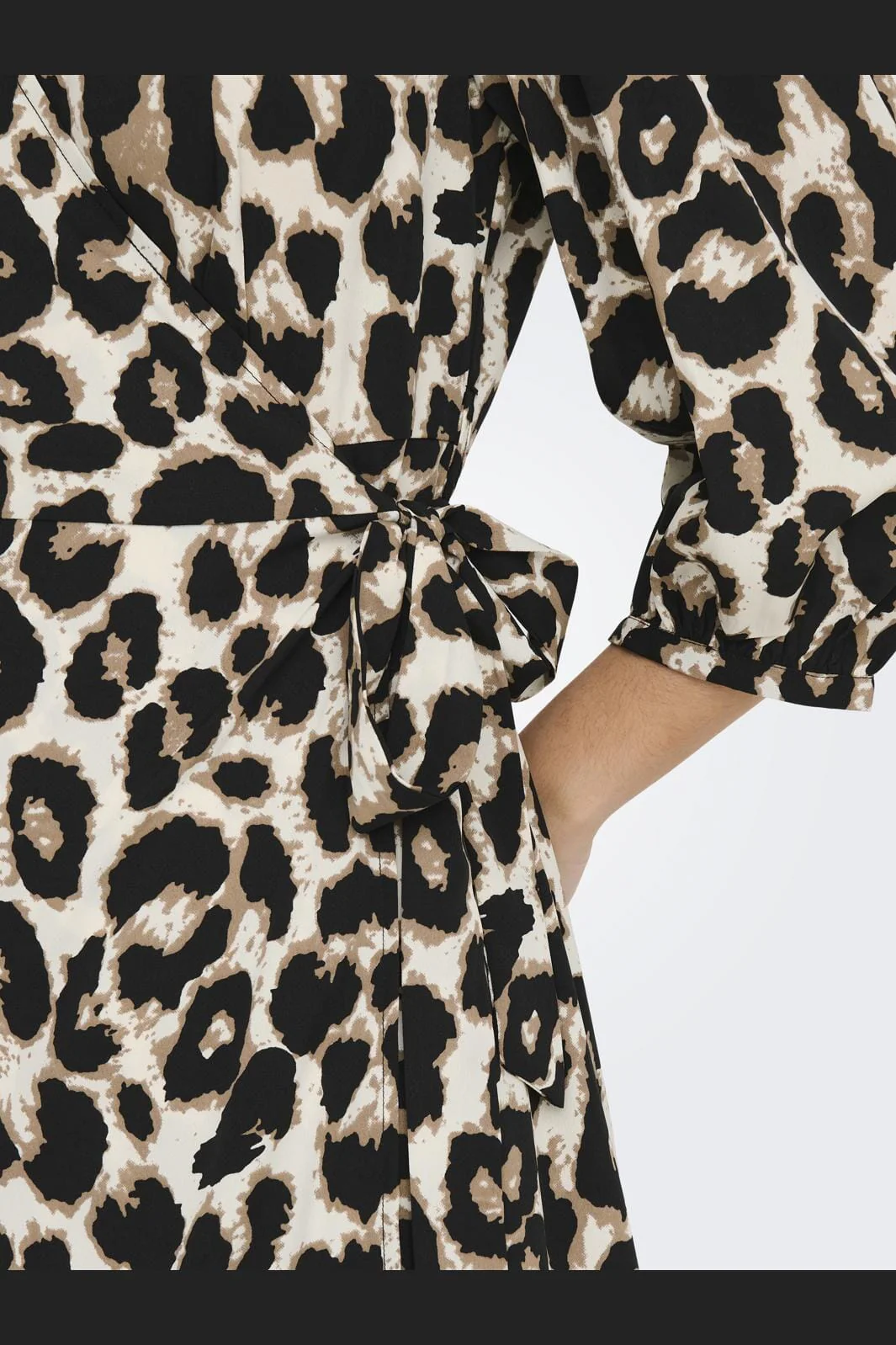Only Onlolivia 3/4 Wrap Midi Dress