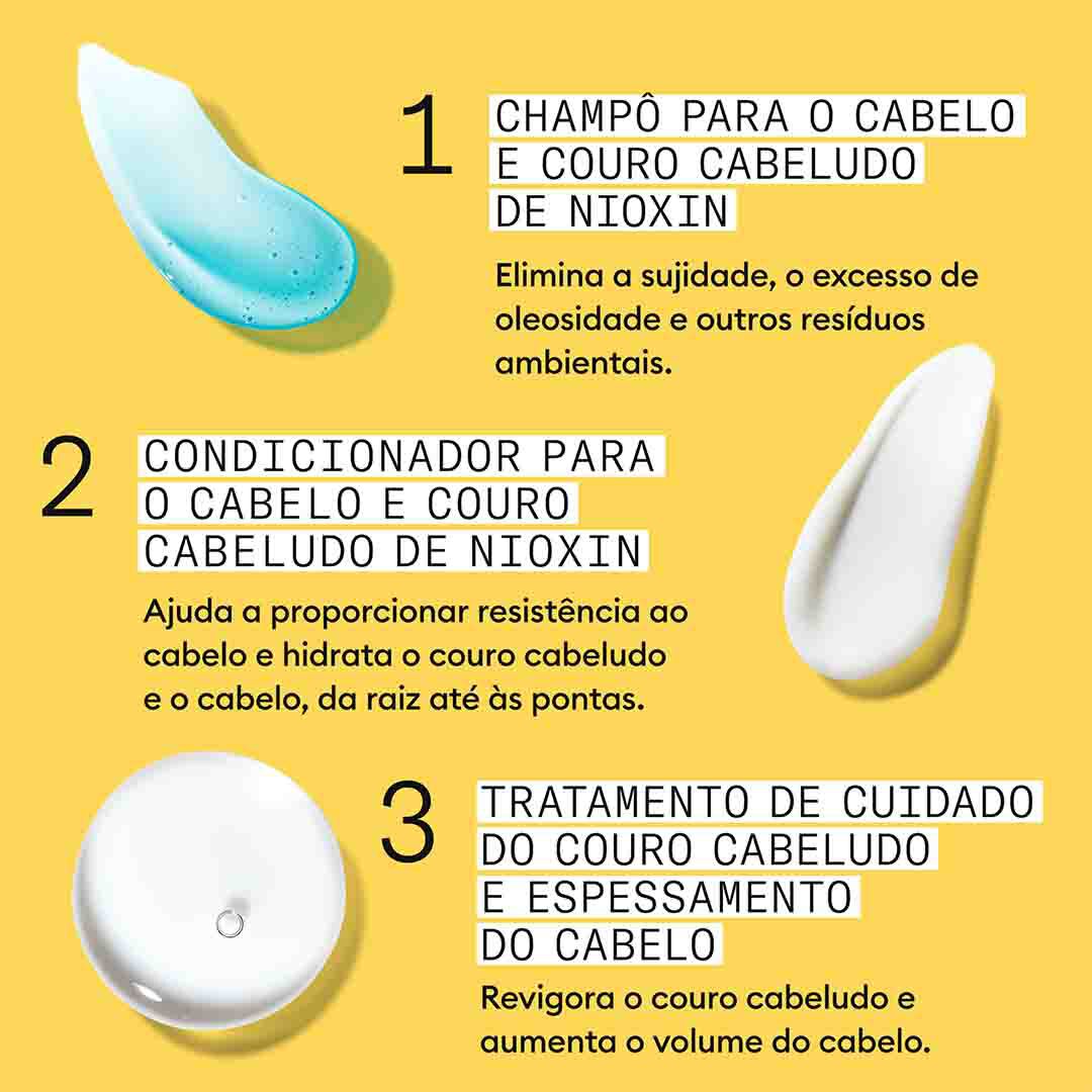 Nioxin Sistema 1 Kit Tratamento Cabelo Natural - 1un