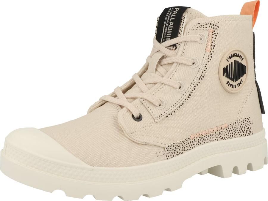 Palladium PAMPA UNDERLAYER Volwassenen Half-hoge schoenen Wit beige