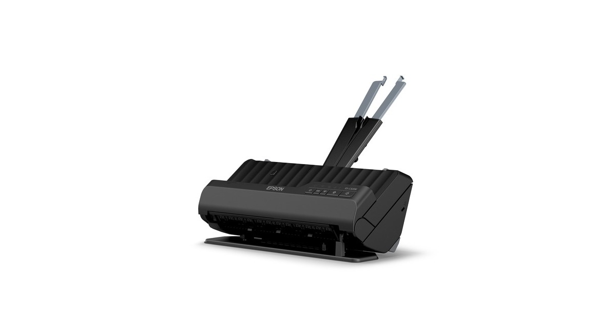 EpsonES-C320W compacte A4-documentscanner met Wi-Fi-connectiviteit en U-traject  (Zwart, A4, A5, A6, B5)
