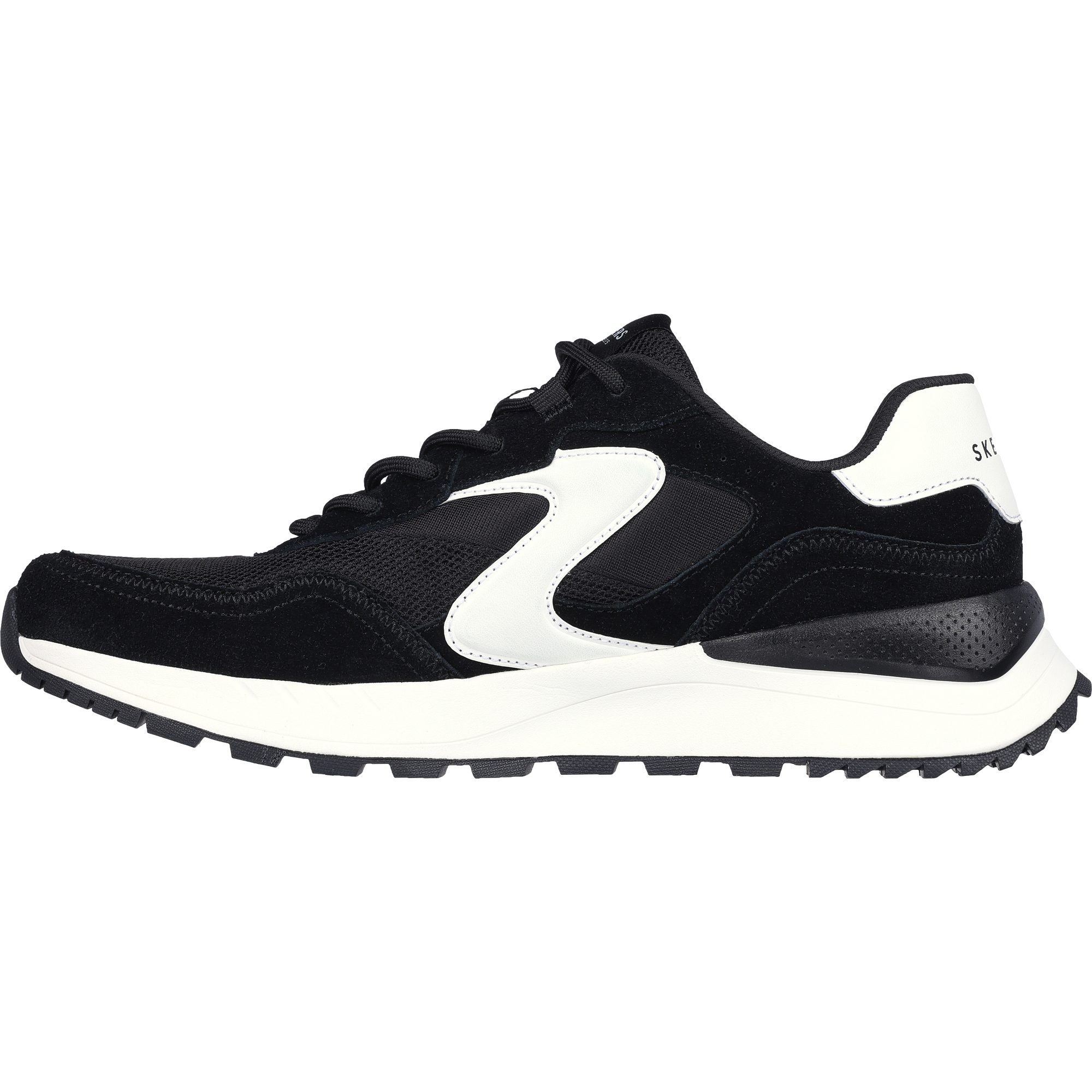 Skechers Fury Fury Lace Low Sneaker Herren schwarz