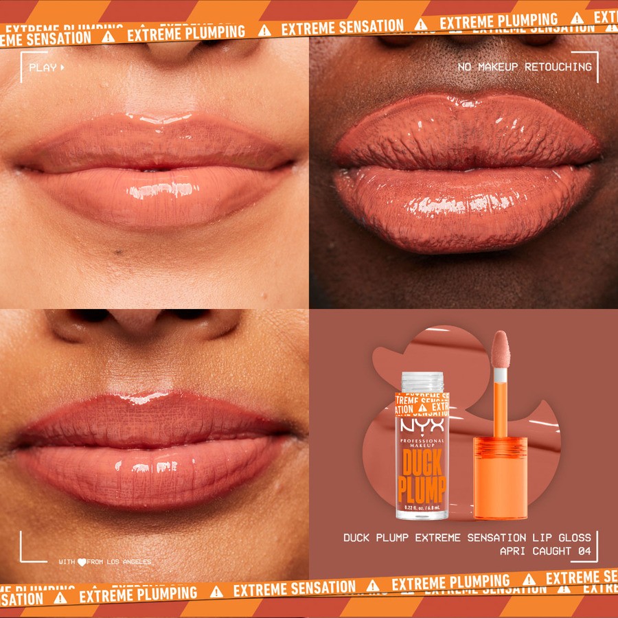 NYX Professional Makeup Duck Plump Lip Lacquer Apri-caught 04 7ml