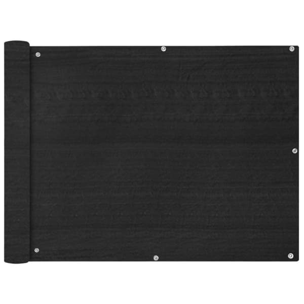 vidaXL Balkongskjerm HDPE 90x400 cm Antrasitt
